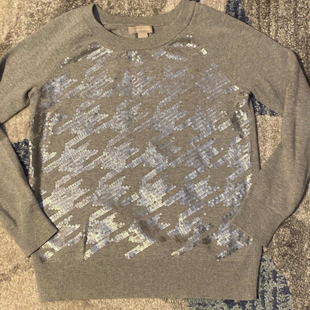 Banana Republic sparkly sweater XS